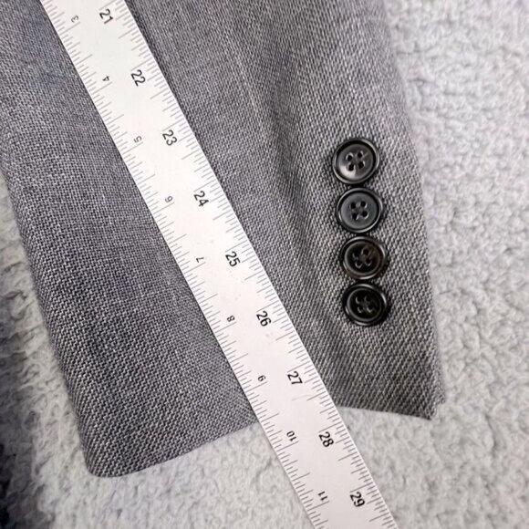 LAUREN RALPH LAUREN MENS GRAY BLEND BLAZER SIZE 40S - Picture 6 of 8